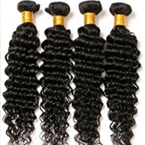 20" Deep Wave Brazilian Human Hair Bundle